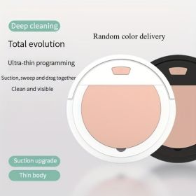 Intelligent Sweeping Robot Suction Drag Integrated, Rotating Sweeping Clean No Dead Angle, Large Capacity Endurance Low Noise, Thin Body Intelligent S