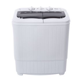 US XPB35-ZK35 14.3 Lb Washing Machine, Double Drum With Drain Pump, Plastic, Semi-Automatic