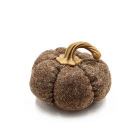 Set Of 3, 8.3x8.3x5.5 Brown Pumpkin, Pumpkin Ornament Decor For Holiday Harvest Festival Fall Festival Thanksgiving