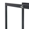 Firewood Rack Black 31.5"x9.8"x78.7" Steel