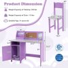 Kids Table and Chair Set for Arts, Crafts, Homework, Home School
