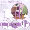 Kids Table and Chair Set for Arts, Crafts, Homework, Home School