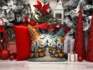 Day of the Dead Spooky Halloween Throw Pillow Machine Washable, Indoor Outdoor Decorative Pillow for Couch, Bed or Patio, 14Hx14W