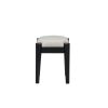 3 Pieces Bedroom Set with Queen Size Wooden Bed Frame, 1 Vintage Nightstand and 1 Makeup Vanity Set with Stool,Black (Expected Arrival Time: 08.23)