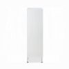 White 5-Drawer Chest with Single Handles