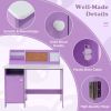 Kids Table and Chair Set for Arts, Crafts, Homework, Home School