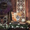 Australian Mist Cat in Fall Leaves Throw Pillow Machine Washable, Indoor Outdoor Decorative Pillow for Couch, Bed or Patio, 18Hx18W