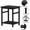 WTZ Nightstand, End Table, Bamboo Night Stand Bedside Table, Side Table for Bedroom Living Room Lounge, Space Saving, Easy to Assemble, NS-537 (1 Pack