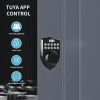 Tuya Door Lock with Lock and Key, APP Remote Unlock, Smart Door Lock with App Control and Key, Smart Door Lock for Bedroom, Front Door, House, Apartme