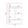 Oxford Pantry Cabinet, One Drawer, One Double Door Cabinet With Two Shelves
