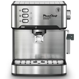20 Bar Professional Espresso Machine With Milk Frother, Single & Double Shot, ESE Pod Compatible, Visual Display Of Pressure, Removable Water Tank For (Option: FKJ6870)