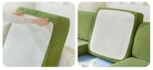 Chenille sofa cover, all season universal elastic full package, 2024 new dust-proof cat scratch herringbone pattern sofa cover