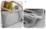 Full set of sofa cover, new all-season universal anti slip and anti cat scratch fabric, Chenille modern minimalist seat cushion cover