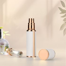 5ml Luxury Leather Perfume Spray Bottle Portable Mini Refillable Fragrance Atomizer,Travel Cosmetic Container Black Frangrace Refillable Bottle Black (Color: White)